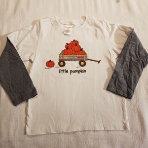Gymboree boys size 3T pumpkin shirt
